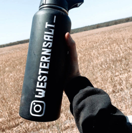 Western Salt Vinyl Sticker