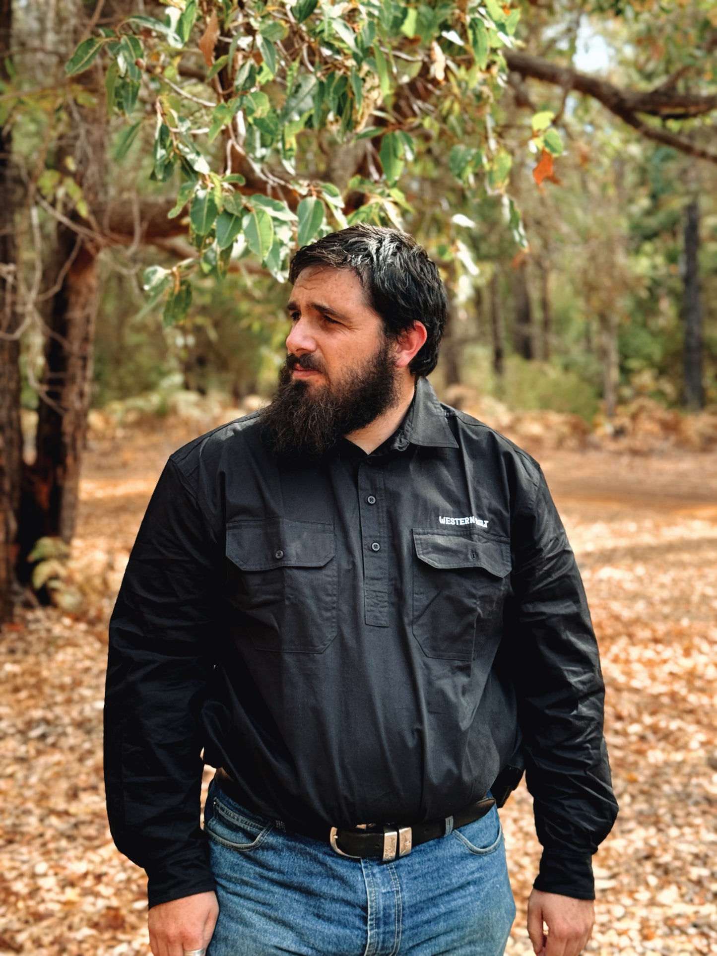 Men’s Black Pearl Work Shirt