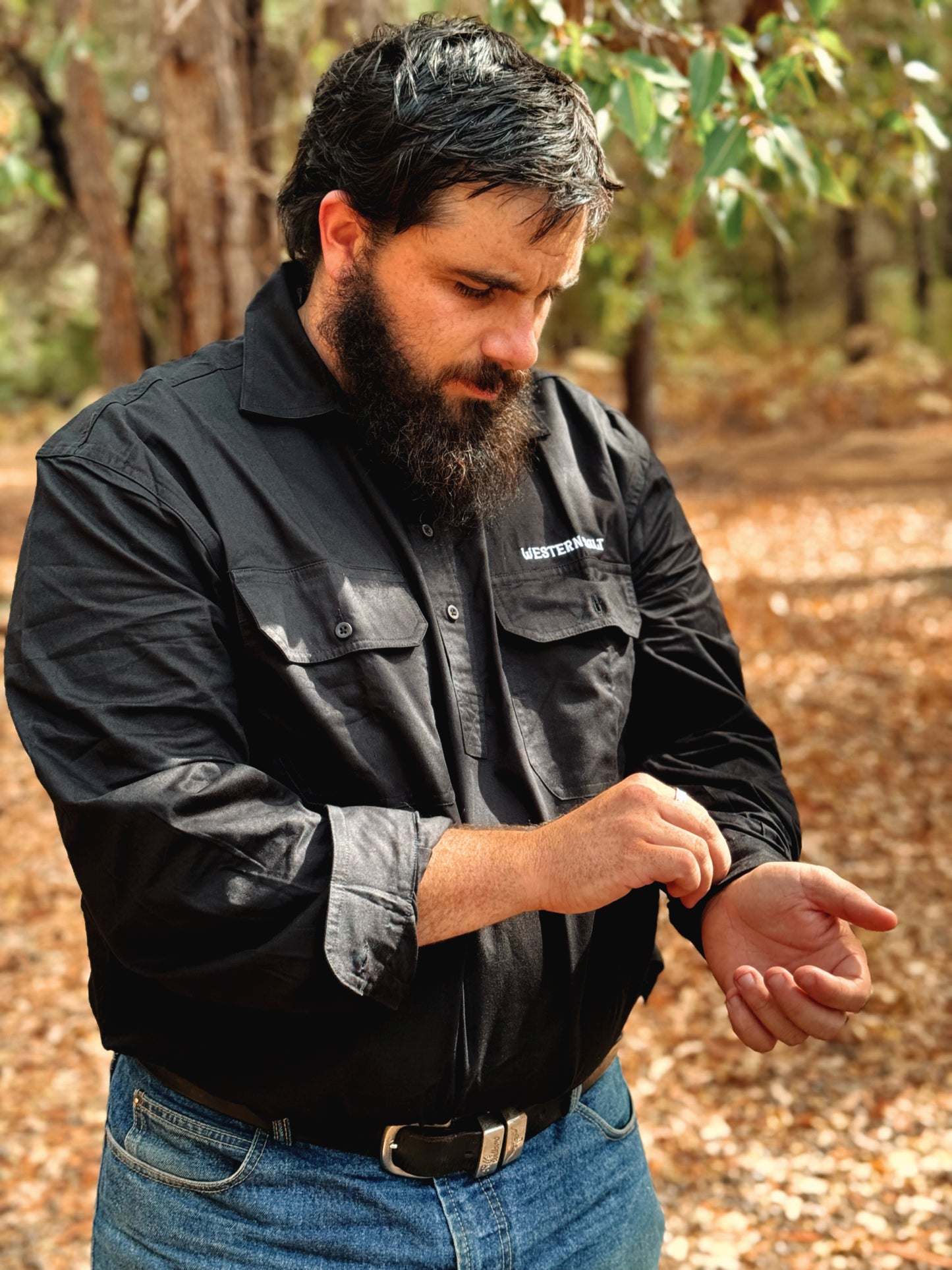 Men’s Black Pearl Work Shirt