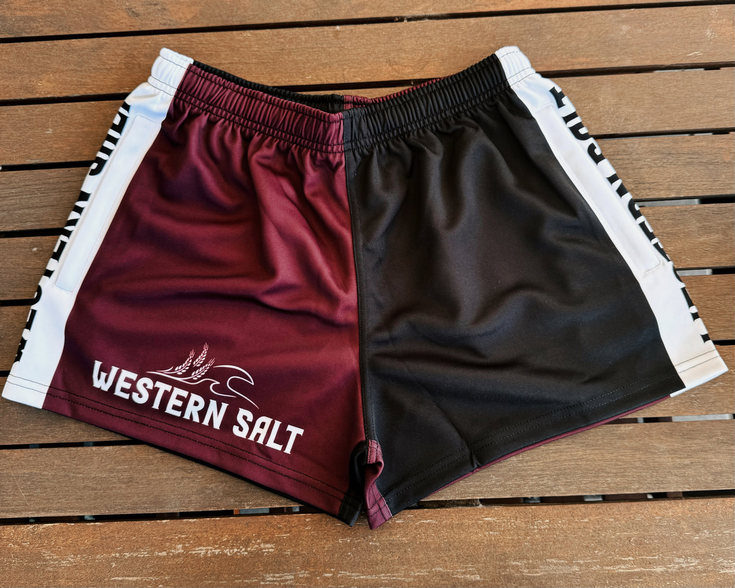Maroon Footy Shorts