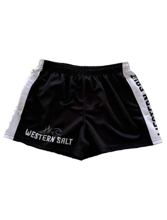 Black Ink Footy Shorts