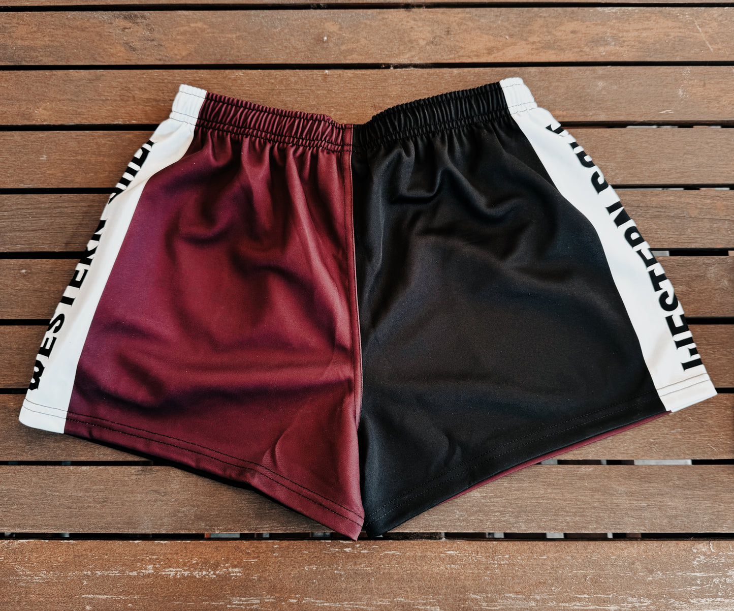 Maroon Footy Shorts