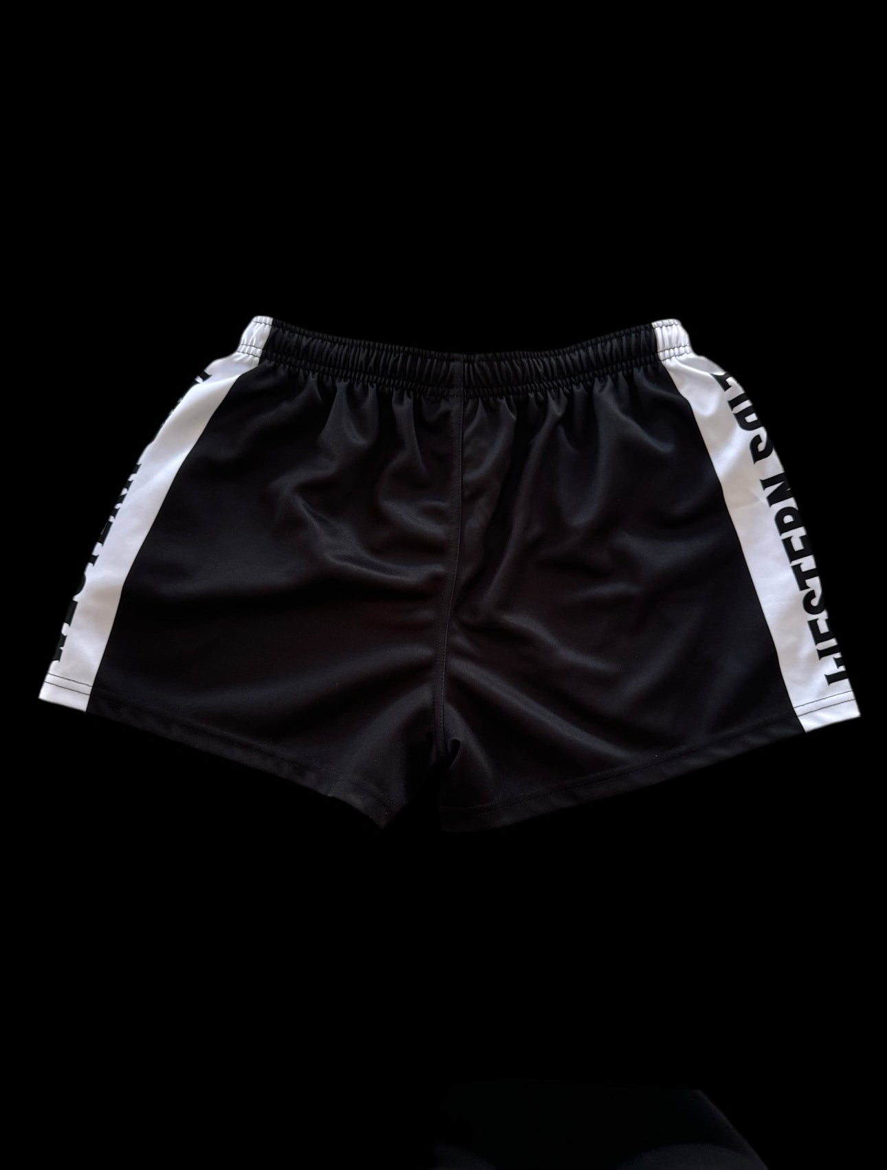 Black Ink Footy Shorts